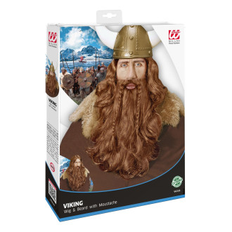 Widmann Vikingská paruka s vousy a knírem