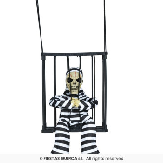 Uvězněná kostra - zvuk pohyb