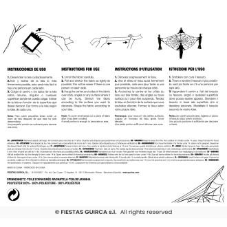 Fiestas Guirca Oranžová pavučina 60 gr