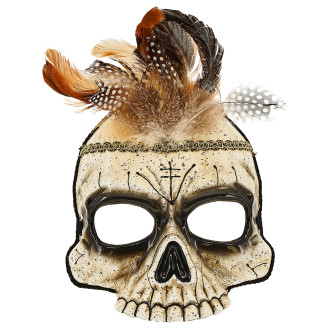 Widmann VOODOO SKULL maska s peřím