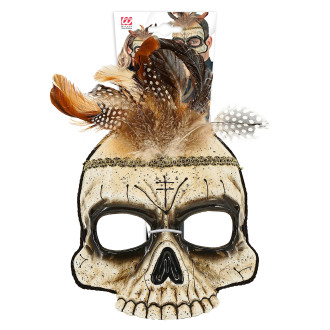 Widmann VOODOO SKULL maska s peřím