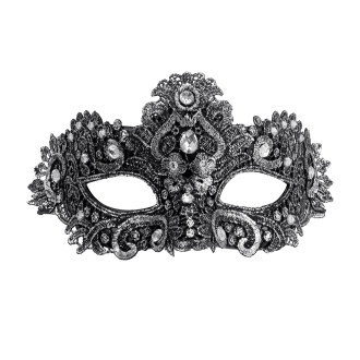 Widmann Divadelní maska stříbrná