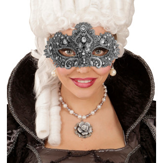 Widmann Divadelní maska stříbrná