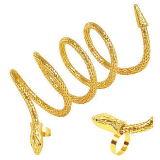 Widmann Prstový náramek zlatý s hadem