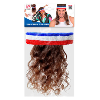 Widmann Čelenka s vlasy červeno-modro-bílá