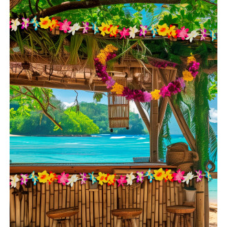 Widmann Girlanda pestrobarevná - květiny