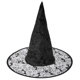 Widmann Čarodějnický klobouk s netopýry