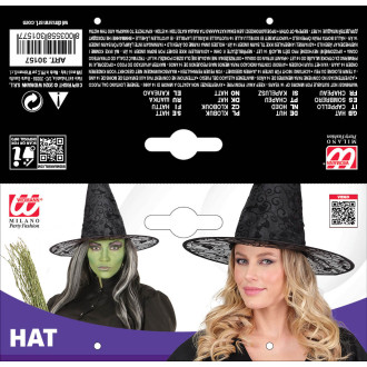 Widmann Čarodějnický klobouk s netopýry