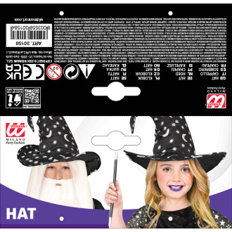 Widmann Čarodějnický klobouk měsíc - hvězdy