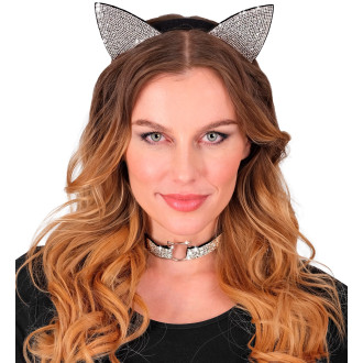 Widmann Kočka set - ouška na sponě a náhrdelník