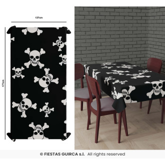 Ubrus halloween se smrtkami