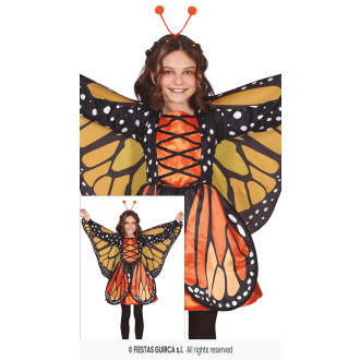 Dětský kostým motýl oranžový