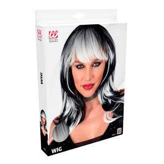 Widmann Černobílá paruka Upírka