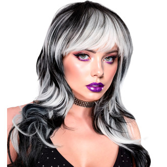 Widmann Černobílá paruka Upírka