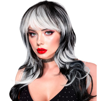 Widmann Černobílá paruka Upírka