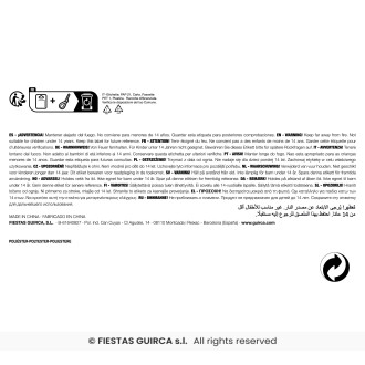 Fiestas Guirca Skřítek - trpaslík červená čepice