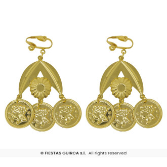 Fiestas Guirca Kovové náušnice Ziganera