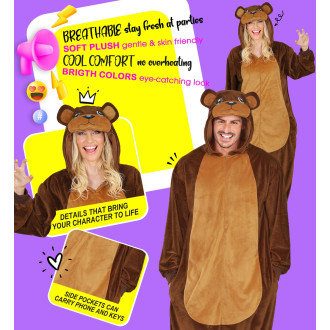 Widmann Plyšový overal medvěd