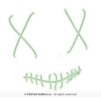 PVC maska svítící Freedom