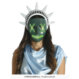 PVC maska svítící Freedom